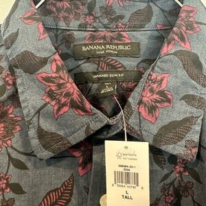 Banana Republic Floral Shirt